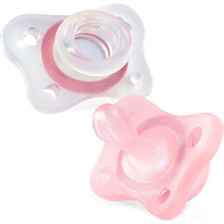 Chicco Physio Mini Soft Ανατομικές Ορθοδοντικές Πιπίλες Σιλικόνης 2-6m Ροζ 2τμχ