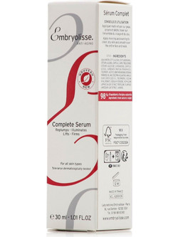 Embryolisse Complete Αντιγηραντικό Serum Προσώπου για Σύσφιξη με Υαλουρονικό 30ml
