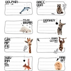 Σχολικό Ετικετες Σχολικες 16τεμ Cuties Animals (36354)