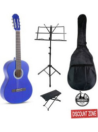 Gewa PS510145 3/4 Standard Blue Bundle