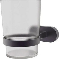 Ποτηροθήκη Γυάλινη Επίτοιχη Black Creavit Planet (PL 18803 N)