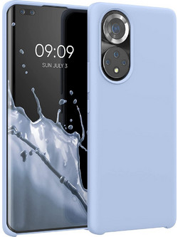 KWmobile Θήκη Σιλικόνης Honor 50 Pro - Soft Flexible Rubber Cover - Light Blue Matte (55482.58)