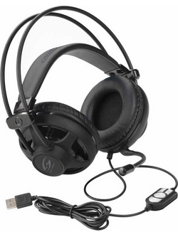 Soundsation MH-80U Ενσύρματα Ακουστικά Over Ear Μαύρα