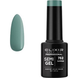 Elixir Semigel 752 Summer Ημιμόνιμο Βερνίκι Νυχιών 5ml