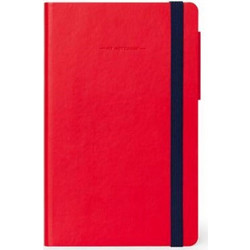 Σημειωματάριο My Notebook Medium Lined Red, Legami