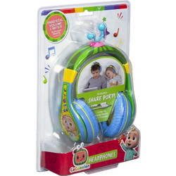eKids Cocomelon Ενσύρματα Παιδικά Ακουστικά On Ear Blue Green Yellow