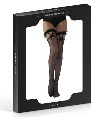BAS RESILLE/JARRETIERE Black