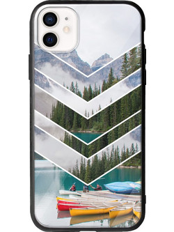 Θήκη Puzzle Lake iPhone 12 mini Groove TPU (Tempered Glass και TPU)