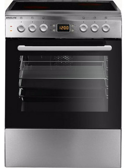 Davoline DAC 800 IX Κουζίνα Ηλεκτρική 72lt με Κεραμικές Εστίες 60cm Inox