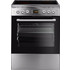 Davoline DAC 800 IX Κουζίνα Ηλεκτρική 72lt με Κεραμικές Εστίες 60cm Inox
