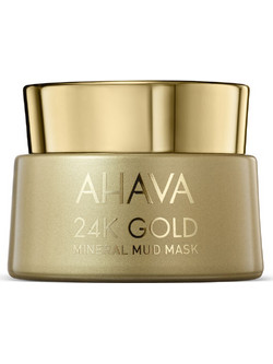 Ahava 24K Gold Mineral Mud Κρεμώδης Μάσκα Προσώπου για Καθαρισμό Ενυδάτωση & Αντιγήρανση με Άργιλο 50ml