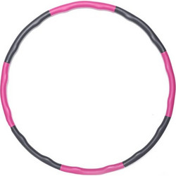 Removable Foam Thin Waist Fitness Ring(Pink Gray 8 Sections) (OEM)