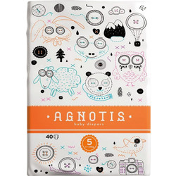Agnotis Baby Diapers Πάνες No5 11-25Kg 40τμχ