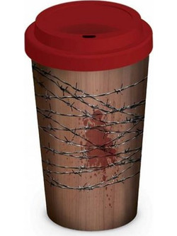 Pyramid Ποτήρι Καφέ Κεραμικό με Καπάκι Lucille The Walking Dead 450ml
