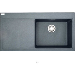 Franke Mythos MTG 611 Ένθετος Νεροχύτης Γρανίτη Stone Grey Δεξιά 100x52cm