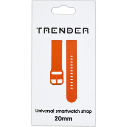 Trender TR-SP20OR Sport Λουράκι Σιλικόνης Orange (Universal 20mm)