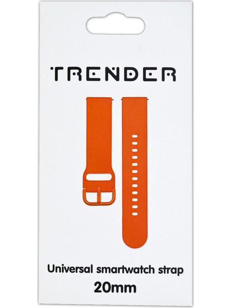 Trender TR-SP20OR Sport Λουράκι Σιλικόνης Orange (Universal 20mm)