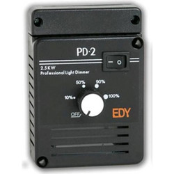 ΡΥΘΜΙΣΤΗΣ ΦΩΤΙΣΜΟΥ DIMMER EΠΙΤΟΙΧΙΟΣ 230V ΜΑΥΡΟΣ 3 ΕΩΣ 2500W ΓΙΑ ΩΜΙΚΑ/ΕΠΑΓΩΓΙΚΑ/LED ΦΟΡΤΙΑ SOFT START EDY PD-2