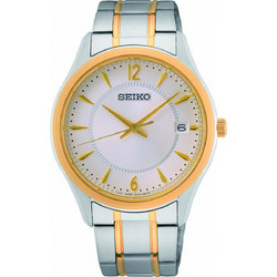 Seiko Ανδρικό Ρολόι με Ασημί Μεταλλικό Μπρασελέ SUR468P1