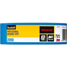 3M Χαρτοταινία Μπλε U.V. 36mm x 50m 1τμχ Μπλε 2090