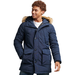 Superdry Vintage Everest Ανδρικό Μπουφάν Χειμωνιάτικο Παρκά Navy Μπλε M5011573A-L6T