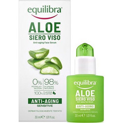 Equilibra Aloe Anti-Aging Face Αντιγηραντικό Serum Προσώπου με Υαλουρονικό & Αλόη 30ml