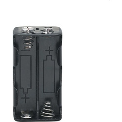 2xAA Battery Holder with 9V Connector