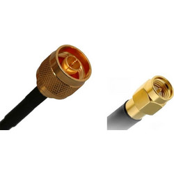 MaxLink 08-NM-SM-05, Pigtail RF240 5m - SMA male / N male