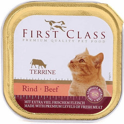 First Class Premium Adult Terrine with Beef 100gr