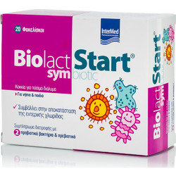 InterMed Biolact Start Symbiotic Προβιοτικά & Πρεβιοτικά για Παιδιά 20 Φακελάκια