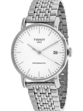Tissot Ανδρικό Ρολόι Αυτόματο με Ασημί Μεταλλικό Μπρασελέ T109.407.11.031.00