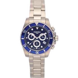 Roamer Ανδρικό Ρολόι Χρονογράφος με Ασημί Μεταλλικό Μπρασελέ 851837414520 Roamer Ανδρικό Ρολόι Χρονογράφος με Ασημί Μεταλλικό Μπρασελέ 851837414520