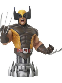 Gentle Giant Marvel Comics Brown Wolverine Bust 14cm