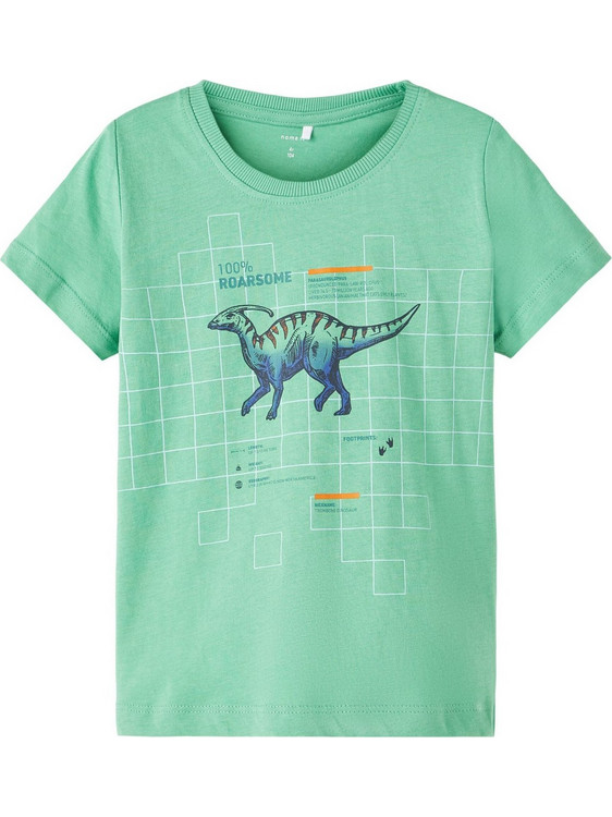 Name It Παιδικό T-Shirt Κοντομάνικο Lime 13213252