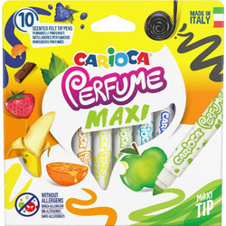 Carioca Perfume Maxi Μαρκαδόροι Ζωγραφικής Σετ 10 Χρώματα