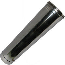 Καμινάδα Μονού Τοιχώματος Inox 1 m Φ150