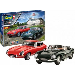 Revell Gift Set Jaguar 100th Anniversary Συναρμολογούμενο Πλαστικό Μοντέλο Αυτοκίνητου 1:24