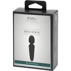 Fifty Shades of Grey Mini Wand Δονητής Μασάζ Μαύρος