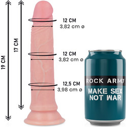 Rockarmy Avenger Ρεαλιστικό Dildo με Βεντούζα 19cm Flesh