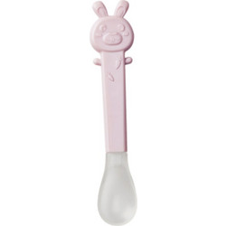 Saro Soft Tip Βρεφικό Κουτάλι 4m+ Ροζ