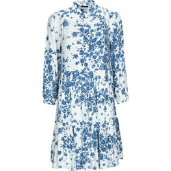 One Step Mini Καθημερινό Φόρεμα Floral Λευκό FW30031-11