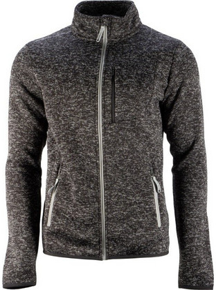 GTS Ανδρική Ζακέτα Fleece Πλεκτή Γκρι
