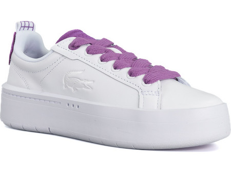 Lacoste Γυναικεία Sneakers Flatforms Λευκά 45SFA0040Z54
