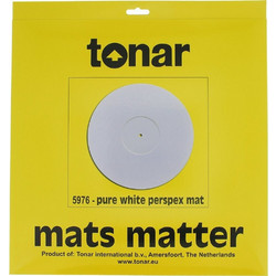 Tonar Pure White Perspex Turntable Mat 5976
