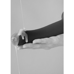 Ομοίωμα Σιλικόνης που Εκσπερματώνει Small Squirting Cum Semi Realistic Silicone Dildo - Μαύρο