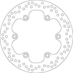 ΔΙΣΚΟΠΛΑΚΑ ΜΠΡΟΣΤΑ SBS HONDA CBR 125R 04'-14'