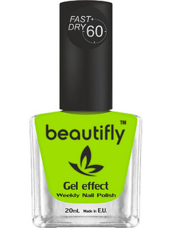 Beautifly Weekly Polish Gel Effect 415 Gloss Βερνίκι Νυχιών Μακράς Διαρκείας Quick Dry 20ml