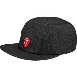 NIXON x ROLLING STONES Strapback Denim Cap - Black