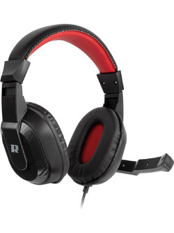 Rebel GH-10 Gaming Headset Over Ear Black Red