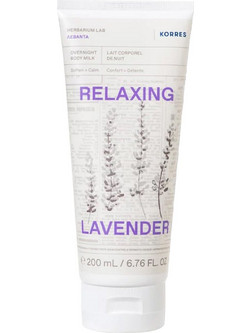 Korres Relaxing Lavender Overnight Ενυδατική Lotion Σώματος 200ml